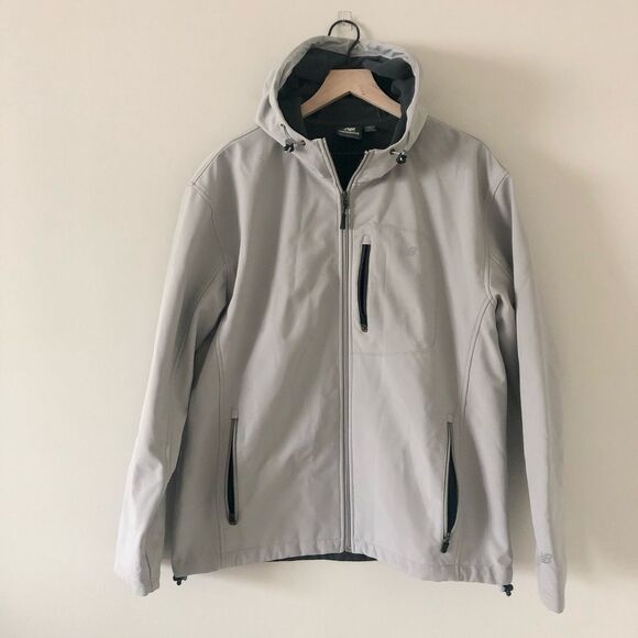 New Balance Men's Lightweight Performance Jacket in Light Gray - Size L - Picture 1 of 9